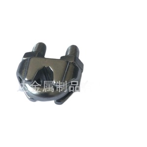 คลิปหนีบสายเคเบิลสแตนเลส Eda ขนาด 1/4 นิ้ว แบบอเมริกัน สำหรับเชือกเหล็กอ่อน ใช้ในอุตสาหกรรมทั่วไป - Product Image 4