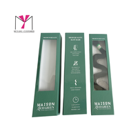 MUYANG Emballage de boîte-cadeau magnétique avec logo personnalisé Boîte en papier fantaisie pour extension de cheveux vierges Paquet de perruques de cheveux en forme de livre rigide