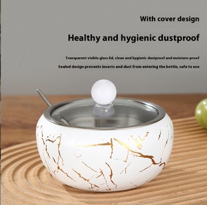 Thép Không Gỉ Thảo Mộc & Gia Vị Công Cụ Với Phù Hợp Với Nhà Bếp Hộ Gia Đình Dầu Hạt Tiêu Muỗng Gia Vị Jar Thủy Tinh Gốm Kim Loại Bao Gồm - Product Image 4