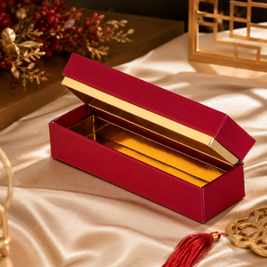 Caja de Regalo Rígida de Lujo con Tapa Abatible y Grabado en Relieve con Lámina UV para Dulces y Chocolates Premium - Product Image 2