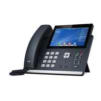 Téléphone IP SIP-T46U, 16 comptes VoIP, écran couleur 4,3 pouces, WF40/WF50, PoE, téléphone IP d'entreprise