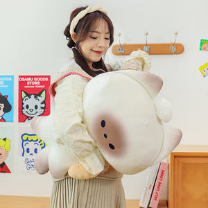 Lindos juguetes de peluche en forma de gato: gatito de muñecos de peluche suave con bufandas amarillas juguetes de peluche - Product Image 6