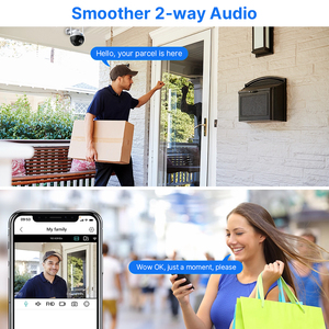 Hiseeu กล้องวงจรปิด8MP 4K สำหรับบ้านมองเห็นกลางคืนแบบไร้สายกล้องโดม WHD914B IP Wi-Fi WHD914B - Product Image 3