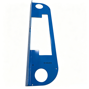 Fabrication OEM de tôles métalliques, boîtier de panneau de commande de forme spéciale, couvercle d'équipement avec découpes rondes et rectangulaires - Product Image 1