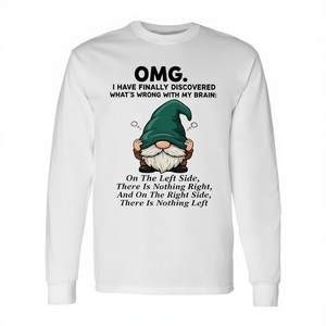 Omg, j'ai enfin découvert ce qui ne va pas avec mon cerveau, t-shirt à manches longues - Product Image 2