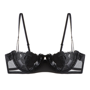 Sujetador Push-Up Sexy Estilo Francés para Mujer, Lencería de Encaje Transpirable Delgada para Verano - Product Image 1
