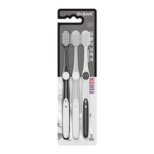 Cepillo de dientes Dr.Baek con cerdas suaves de alta densidad de 0.12 mm para encías sensibles, limpieza manual para adultos - Product Image 2