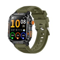 Montre connectée GPS avec écran AMOLED pour la plongée, étanche, avec fonction de réponse aux appels, 540 mAh, écran IPS de 2,01 pouces