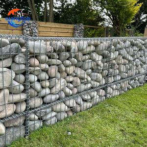 Kolay Montajlı Bahçe Gabion Duvar Çiti Galvanizli Gabion Kutusu 2x1x1m 4x1x1m Kaynaklı Gabion Sepeti - Product Image 6
