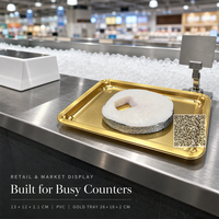 Maquette de présentation de faux fruits de mer pour chaîne d'épicerie, modèle réaliste de poisson et de steak pour vitrine de produits frais, en PVC lavable, pour merchandising visuel