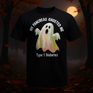 Camiseta con estampado de mi pancreas que me ha estado siguiendo, diabetes tipo 1, regalo de Halloween para niños - Product Image 3