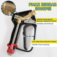 Nouveau pistolet de lavage haute pression Bear Crystal 5075 psi, filetage femelle 3/8'', rotation à 360°, anti-emmêlement, noir, 12 GPM