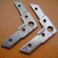 Connecteur d'angle pour conduit carré en acier galvanisé TDC, support de système CVC, épaisseur 2 mm, conception flexible à simple face pour l'air