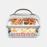 Appareils électroménagers pour la cuisine, boîte à lunch chauffante, boîte à lunch auto-chauffante, boîte à lunch électrique portable pour les voyages