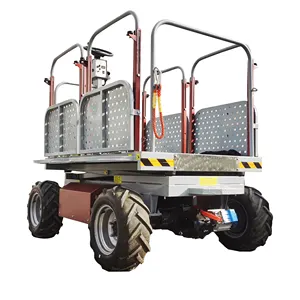 Horticulture use small mobile lift platform for orchard picking harvesting apples work platform platforms cherry picker for sale