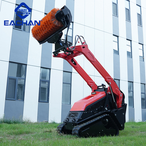 中国価格CE EPAミニスキッドステアローダーオーチャードスウィーピングスノーラバースキッドステアローダーファームディーゼル小型スキッドステアローダー - Product Image 6