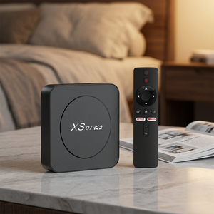 พร้อมส่ง XS97 กล่องทีวี Android Allwinner H313 2+8GB 4K HDR Media Player Set Top Box พร้อมบลูทูธ สำหรับใช้ในบ้านและโรงแรม ราคาดีที่สุด - Product Image 1