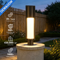 Applique murale carrée LED en aluminium de haute qualité, résistante aux intempéries, blanc chaud 3000K, durée de vie de 50 000 heures, pour extérieur