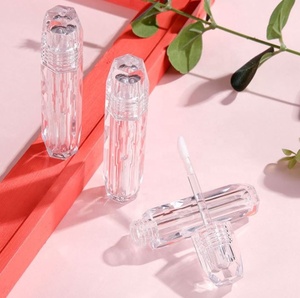 Tube à lèvres transparent en forme de losange de 2,5 ml, tube à lèvres DIY, tube à gloss - Product Image 4