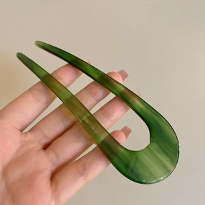 Horquilla en forma <span class=keywords><strong>de</strong></span> U con flores nuevas 2024, elegante palo para el pelo con flores, tocado Vintage para mujeres y niñas, horquillas para el cabello, accesorios para el cabello - Product Image 4