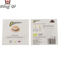 Sachets en aluminium personnalisés thermoscellables de petite taille, qualité alimentaire, trois côtés scellés, sacs en Mylar pour le thé
