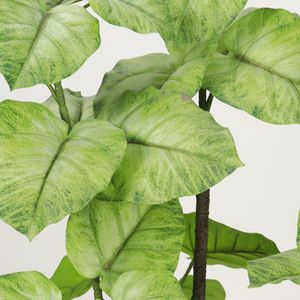 Bonsaï artificiel Ficus Heartleaf Dream Castle 100cm-200cm, plante d'intérieur décorative en plastique PVC et tissu - Product Image 1