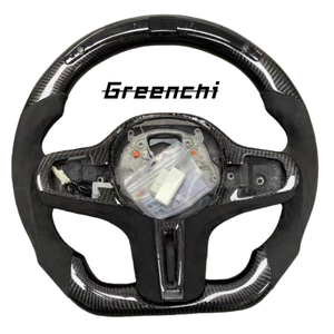 พวงมาลัยคาร์บอนไฟเบอร์สำหรับรถ BMW, M2 M3 M4 M5 F10 F50 F30 G20ปรับแต่งได้ F90 E90 E92 E63 G30 - Product Image 1