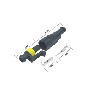 ชุด1.8ขั้วต่อสายไฟกันน้ำแอมป์ปลั๊กรถยนต์ชายหญิง1 2 3 4 5 6ขาขั้วปลายสายไฟรถยนต์ขั้วต่อไฟฟ้ายานยนต์อัตโนมัติ - Product Image 1