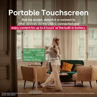 Shenbo 27 pouces StandbyME 2 Housse Folio Écran Tactile Portable TV Android 13 Dolby Vision HDR10 Mode Cinéaste Batterie Intégrée