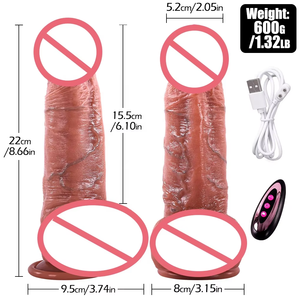 Soft <b>Liquid</b> <b>Silicone</b> Waterproof 9 Inch Adult Women Sex Toys Realistic Big Male Dildo - Product Image 3