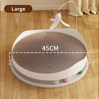 Griffoir pour chat en carton, résistant à l'usure, anti-déchirure, résistant aux griffures, nid pour chat, poteaux à griffer, jouet pour chat, minimaliste, 3-en-1