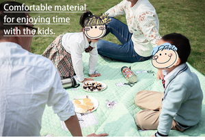 Alfombra de juego personalizada de lujo para bebés y niños, suave, impermeable, de poliéster, para acampar, Picnic, manta, alfombra para playa, alfombra a prueba de arena, impresión personalizada - Product Image 2