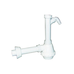 Siphon PVC 1 voie 1 1/2 po x 40 mm sans vidange pour machine à laver - Siphons de plomberie - Product Image 1