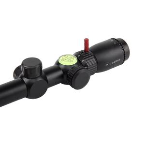 Mira Telescópica Multifuncional de Alta Presión para Caza, 1.2-6x24ir, Retícula Iluminada <span class=keywords><strong>en</strong></span> Rojo y Verde, Nivel de Burbuja, para Actividades al Aire Libre - Product Image 5