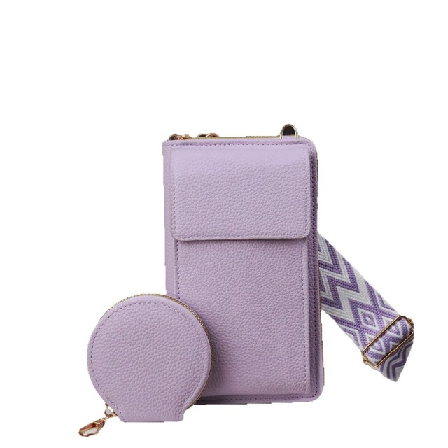 Cross-Border Hot-Selling 2026 New Wide-Shoulder-Strap Phone Bag Women's Crossbody Bag Japanese-Style Simple Multifunctional Bags