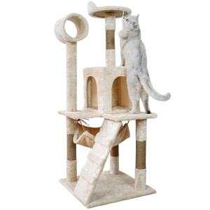 Grosir Pohon Kerajinan Kucing Kualitas Tinggi 2021 Produk Hewan Peliharaan Baru Rumah Kucing - Product Image 1