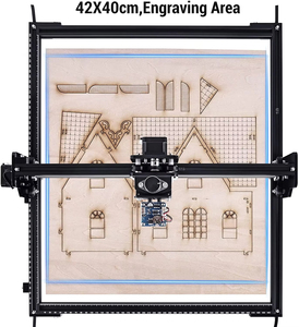 MDF 고무 합판-고정밀 CNC 4240 DIY 소형 레이저 조각기 다이오드 40와트 - Product Image 1