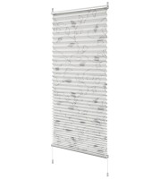 Persianas Modernas Horizontales Inalámbricas de Tela Plisada de Poliéster con Patrón Impreso Translúcido para Ventanas Francesas, Venta al Por Mayor