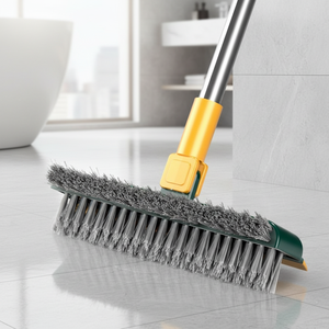 <span class=keywords><strong>Brosse</strong></span> de nettoyage 3-en-1 réglable pour fentes domestiques, <span class=keywords><strong>avec</strong></span> tête en plastique à poils durs, grattoir à <span class=keywords><strong>eau</strong></span> et brosses pour <span class=keywords><strong>le</strong></span> nettoyage des coins, des interstices et des sols - Product Image 3