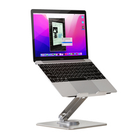 Support portable pour ordinateur portable en métal P30 pour bureau, hauteur réglable, base rotative à 360°, support ergonomique pour ordinateur portable, travail collaboratif