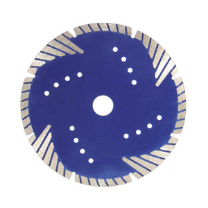 Hoja de sierra de diamante de corte de 115mm de alta velocidad Fullux OEM personalizable segmentada para corte de hormigón de granito de piedra - Product Image 3