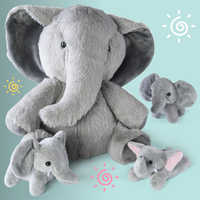 Doudou personnalisé en peluche super douce, dinosaure maman et bébé dinosaure, dessin animé mignon, 35 cm, rembourrage en coton PP, unisexe, cadeau de fiançailles, en gros