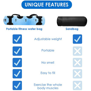 Sacs de sable lestés en PVC pour entraînement aquatique, équipement de gym pour la maison et la vente en gros aux magasins de <span class=keywords><strong>fitness</strong></span> - Product Image 5