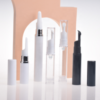 Penjualan terlaris botol Gel krim mata hitam bundar plastik 5ml 10ml 15ml botol Gel krim mata
