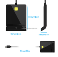Lecteur de cartes USB C MAITRE CR301 USB2.0 avec EMV IC ID Bank Smart Chip SIM Slot ABS LED Anti-Slip Fit Windows Mac OS Linux