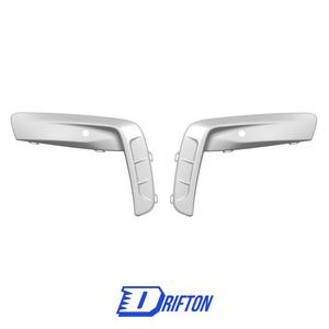 Canards de pare-chocs avant en fibre de carbone secs agressifs pour BMW M8 F93 2020-2024 - Product Image 1