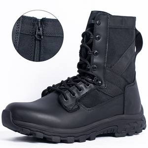 Bottes tactiques DF22 pour hommes, en daim, imperméables, pour toutes les saisons, hautes, de randonnée, couleur beige - Product Image 2