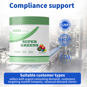 100% Puro Polvo Vegetal Mixto Superalimento Verde en Polvo Fórmula y Empaque Personalizados Ventaja de Costo al por Mayor y Suministro Estable - Product Image 5