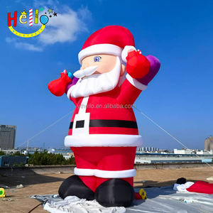 Outdoor Led Light Blow up Santa Claus <strong>Inflatable</strong> <strong>Christmas</strong> Santa Claus - Product Image 1