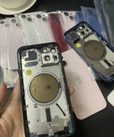 Boîtier de téléphone portable de bonne qualité pour iPhone 13 Mini, petit boîtier de batterie, coque de châssis central, châssis arrière de remplacement